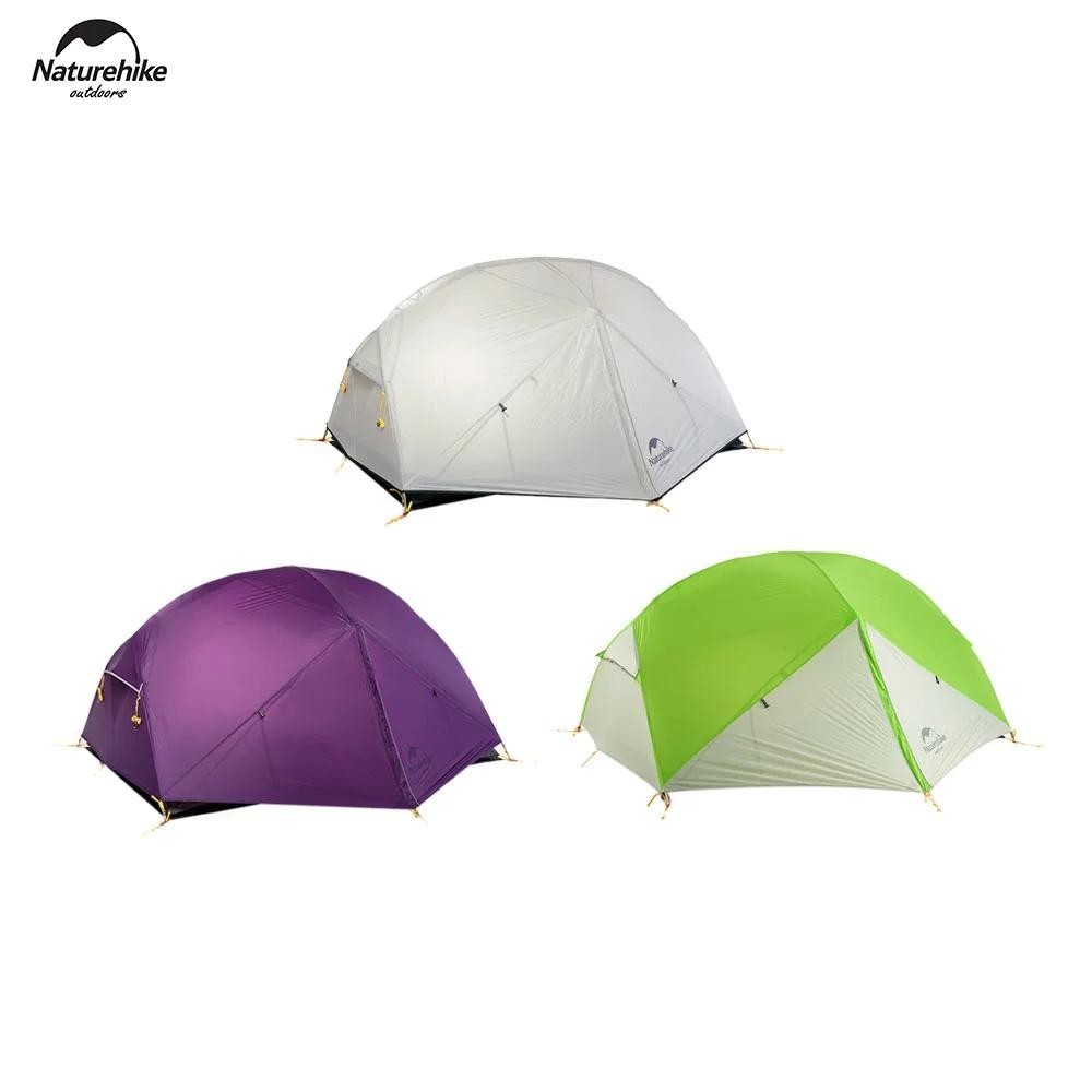Naturehike Mongar 20D Nylon Camping Tent outdoor ultralight hiking Waterproof Folding 2 man tent