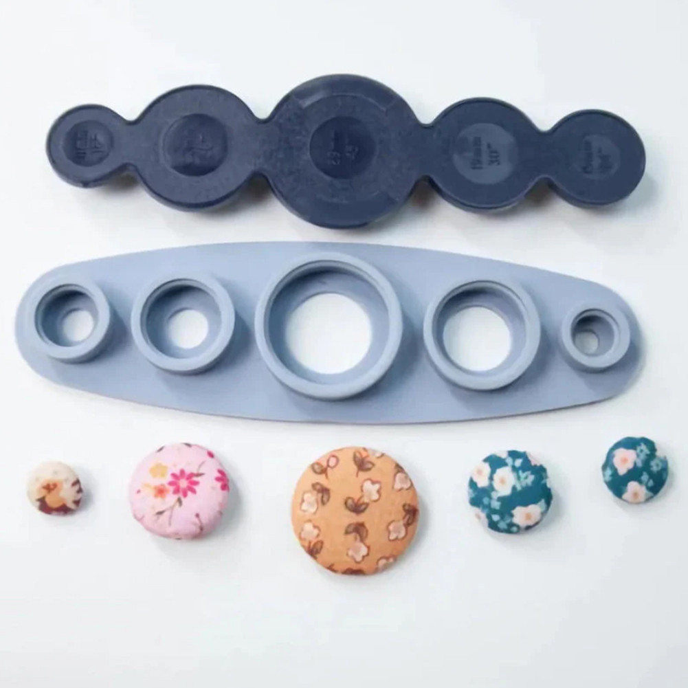 Universal Self-Cover Button-Making ชุดเครื่องมือผ้าห่อปุ่ม Maker สําหรับตกแต่งผ้าม่าน