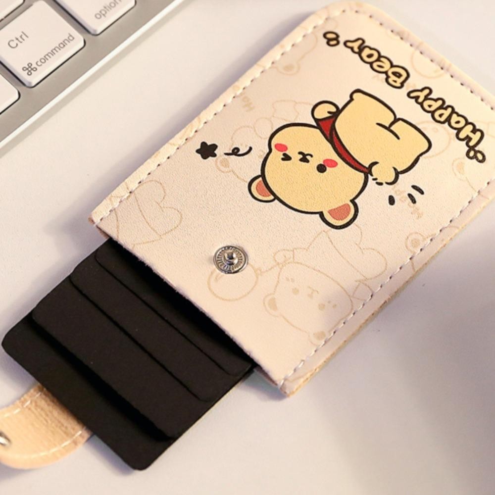 UUMIR กระเป๋าเครื่องสำอางค์ กระเป๋าสตางค์มินิการ์ด,ประเภทดึงออก RFID ปิดกั้น รหัส ผู้ถือบัตร,บาง6กระเป๋าบัตรลามิเนตปกปิดหนัง ปู่ นามบัตรผู้หญิง