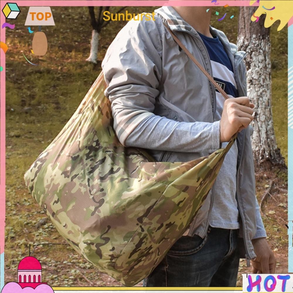 [Sunburst11.th] กระเป๋าช้อปปิ้ง ทรงบักเก็ต กันน้ํา จุของได้เยอะ