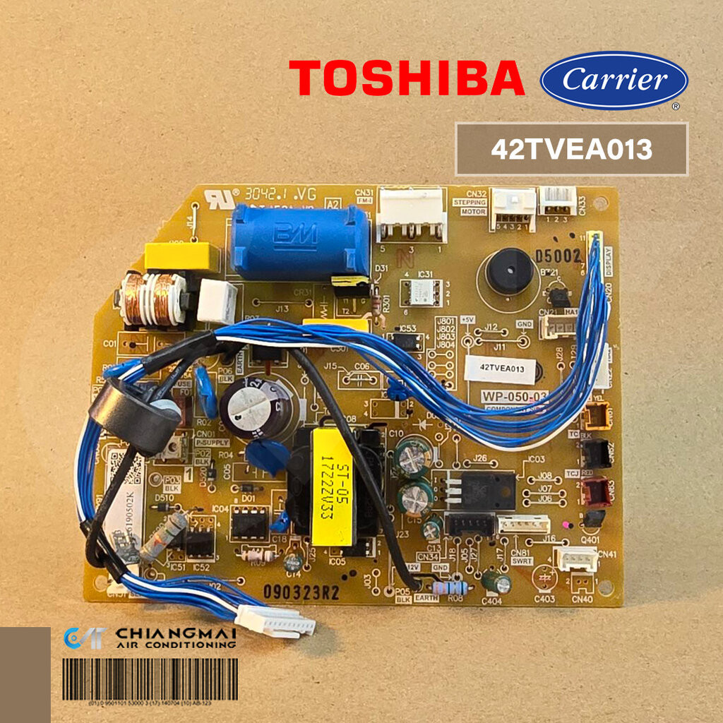 43TN9899 แผงวงจรแอร์ Carrier แผงบอร์ดแอร์แคเรียร์ บอร์ดคอยล์เย็น รุ่น 42TVEA013 อะไหล่แอร์ ของแท้ศูน