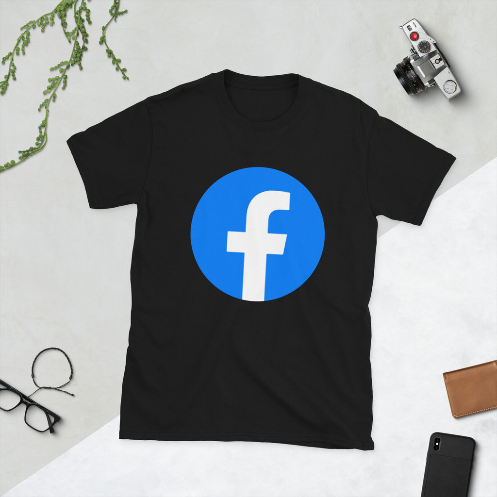 โลโก้ Facebook เสื้อยืด Social Media ยี่ห้อ Meta Social Networking