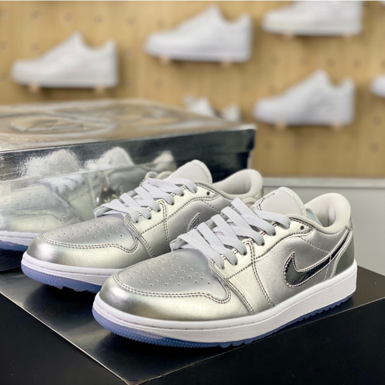 Nike Air Jordan 1 Low Golf "Gift Giving" Low Cut Casual Sport Shoes รองเท้าผ้าใบสำหรับผู้ชายและผู้ห
