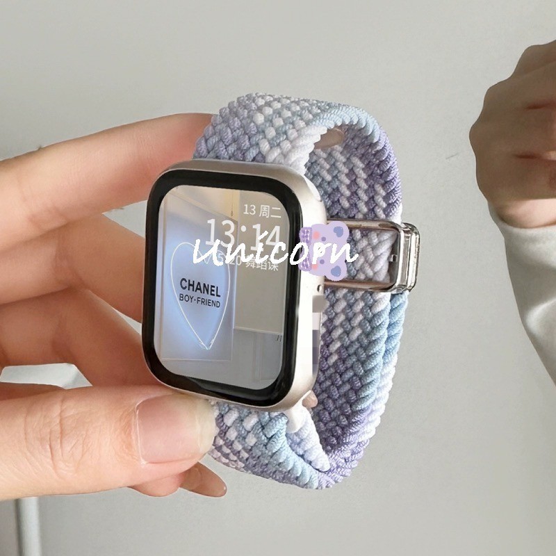 New สีnylon Band สําหรับสายนาฬิกาอัจฉริยะ 42 มม.46 มม.40 มม.41 มม.44 มม.45 มม.49 มม.38 มม.หัวเข็มขัด
