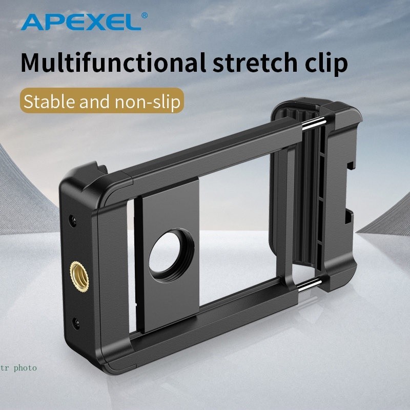 APEXEL 17มิลลิเมตรกระทู้สากลคลิป Telephoto เลนส์ยึดโทรศัพท์มือถือคลิปหดเมาขาตั้งกล้องอะแดปเตอร์ H older สำหรับ iPhone สา
