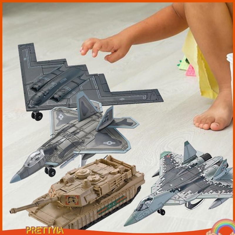 [PrettyiaTH] โมเดลเครื่องบินรบ 3D 1/72 DIY ของเล่นฝึกสมอง สําหรับผู้ใหญ่ เด็ก ของขวัญ