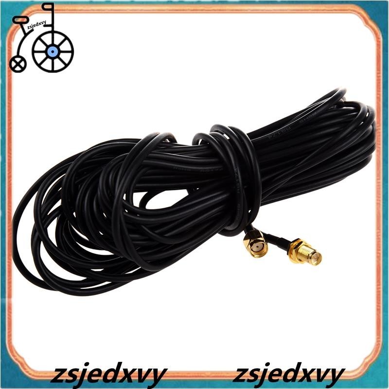 [zsjedxvy] สายเคเบิลต่อขยายเสาอากาศ Wifi RP-SMA ยาว 9 เมตร สําหรับเราเตอร์ Wi-Fi D-Link