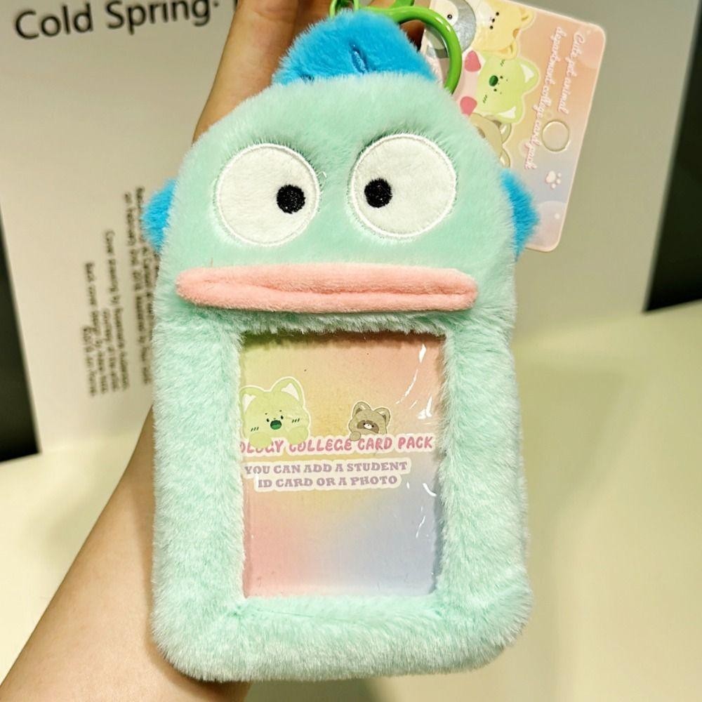 Fashionhubz ที่ใส่โฟโต้การ์ด การ์ตูนสัตว์ ไอดอล มายเมโลดี้ เกาหลี ตุ๊กตาโฟโต้การ์ด ที่ใส่บัตรรถบัส น่ารัก HANGYODON สไตล์เกาหลี สําหรับผู้หญิง