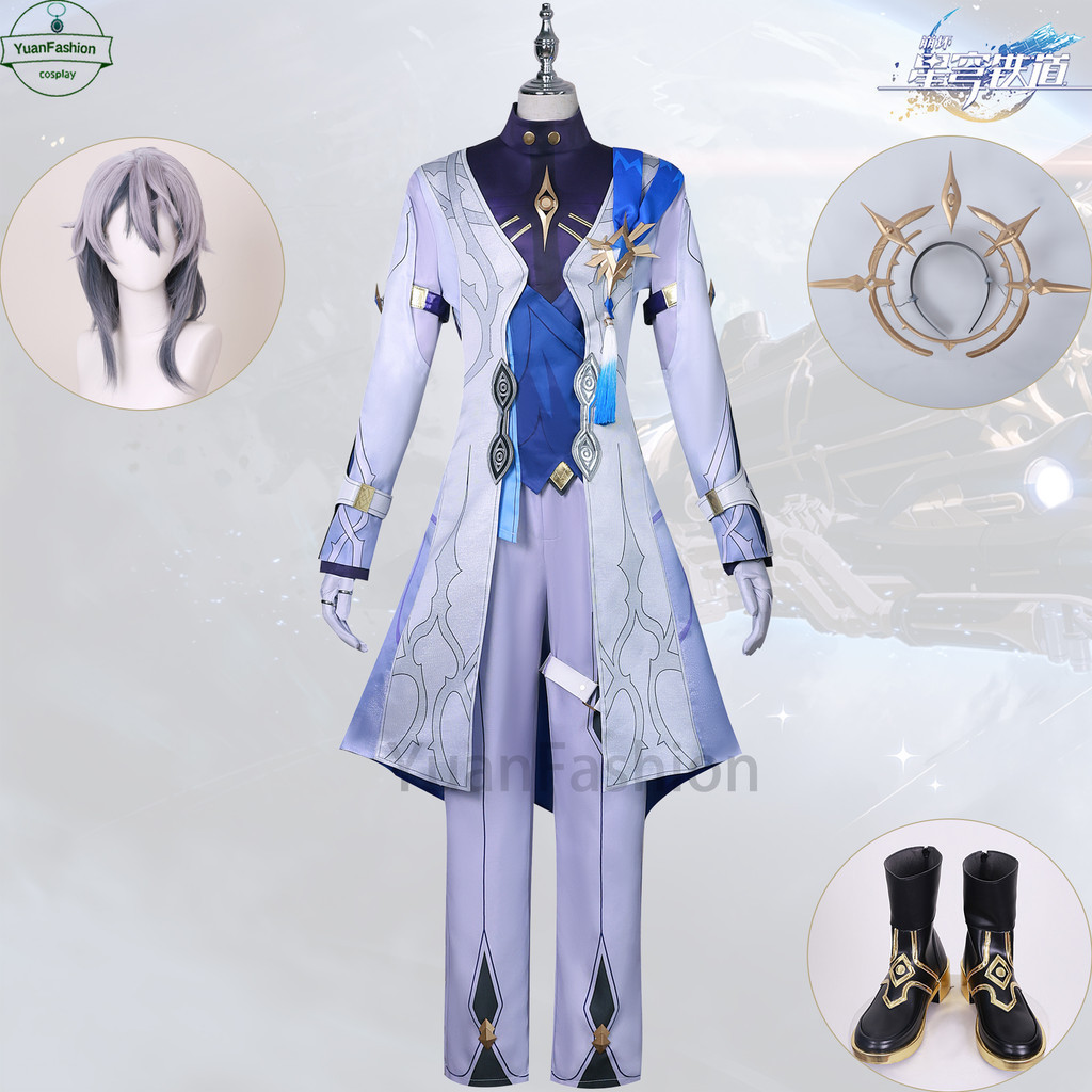 [พร้อมส่ง] Honkai Star Rail คอสเพลย์เสื้อผ้า Sunday คอสเพลย์เสื้อผ้าเกมคอสเพลย์เสื้อผ้าชุดสำหรับผู้ชาย Perfect restoration Sunday cosplay