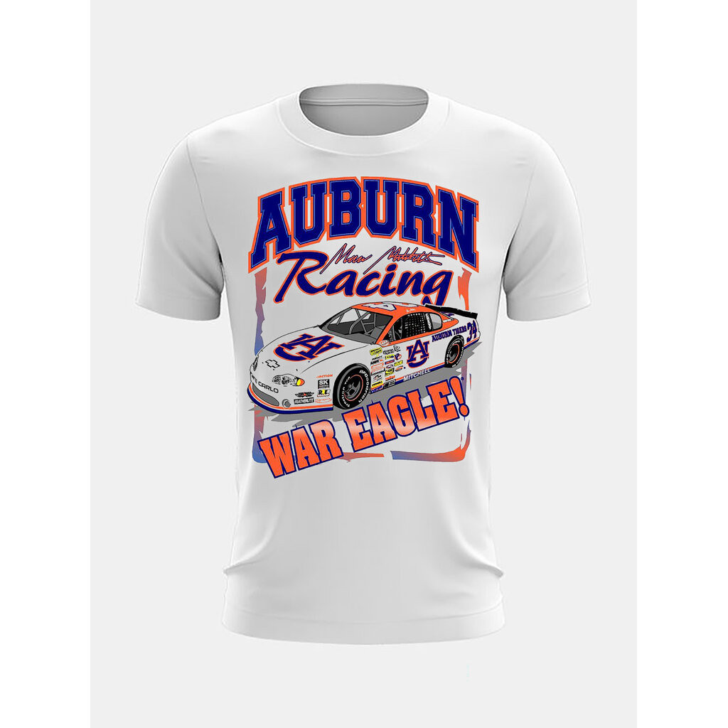 เสื้อยืดสกรีนลายรถแข่งแนสคาร์ Auburn
