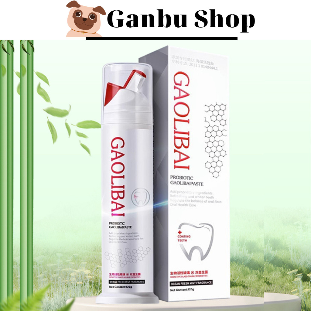Gaolibai Silver Nano Toothpaste 120g Clean Tartar, Plaque สําหรับลมหายใจสดชื ่ นในประเทศจีน
