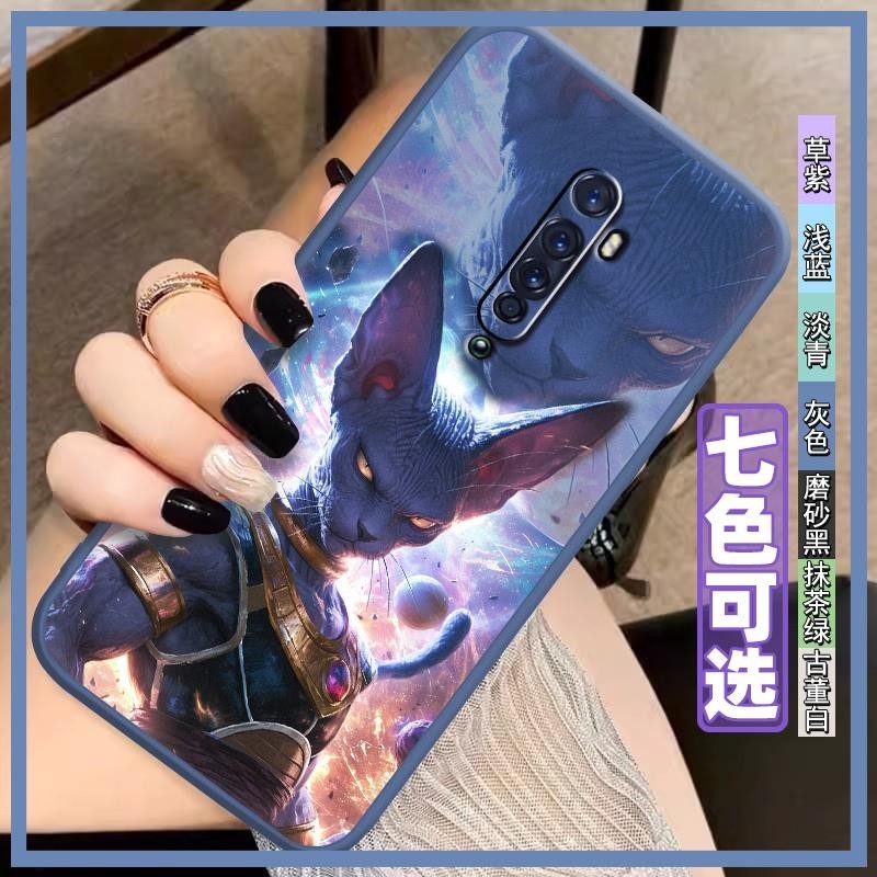 New Style Anti-dust Phone Case For OPPO Reno2 female Dirt-resistant transparent taste dust-proof Digital Silicone Durable Cover