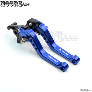 Mooreaxe สําหรับ YAMAHA XMAX125 XMAX250/300/400 X-MAX XMAX V1 V2 V3 2015-2022 2023 - 2025 รถจักรยานยนต์สั้นเบรคคันโยกปรับ CNC อลูมิเนียมคลัทช์เบรค YSNJ01 T1