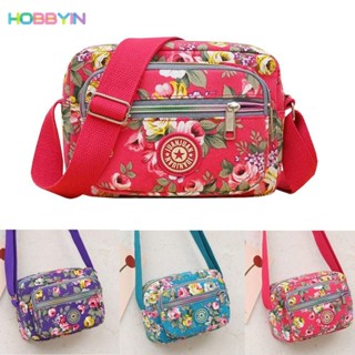 HOBBYIN กระเป๋าเป้สะพายหลัง กระเป๋าสะพายไหล่ ผ้าไนล่อน พิมพ์…