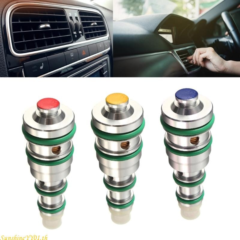 Sun อุปกรณ์เสริมรถยนต์ Universal รถแม่เหล็กไฟฟ้า V5 คอมเพรสเซอร์ R134a ควบคุมวาล์ว 44Psi 42Psi 40Psi