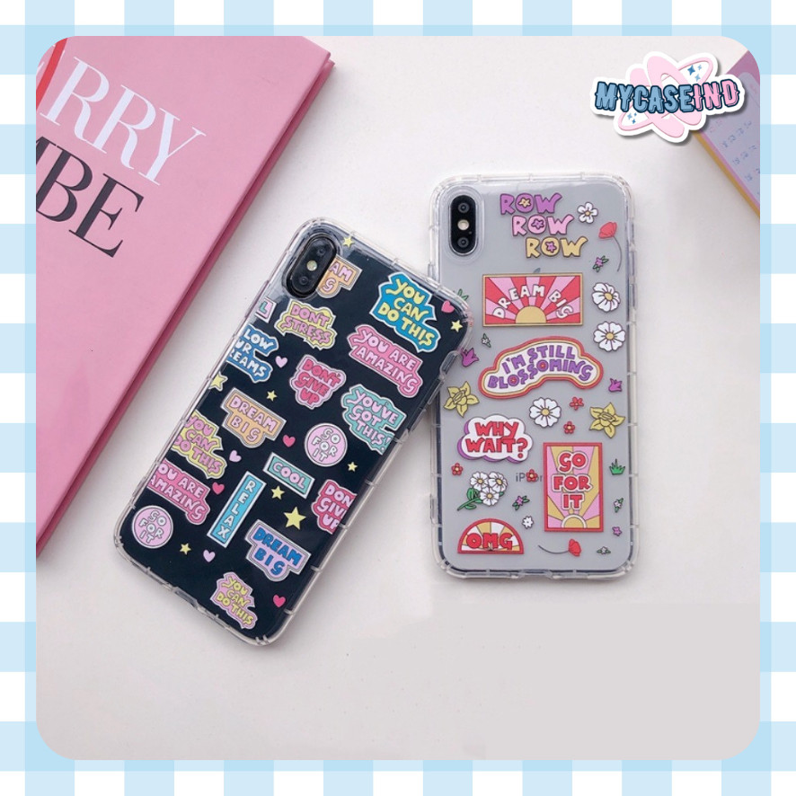 สติ๊กเกอร์ตัวอักษรพิมพ์ anticrack case vivo y02 y03 y18 y21 y16 y22 y35 2021 y21s y33s y69 s1 pro z1