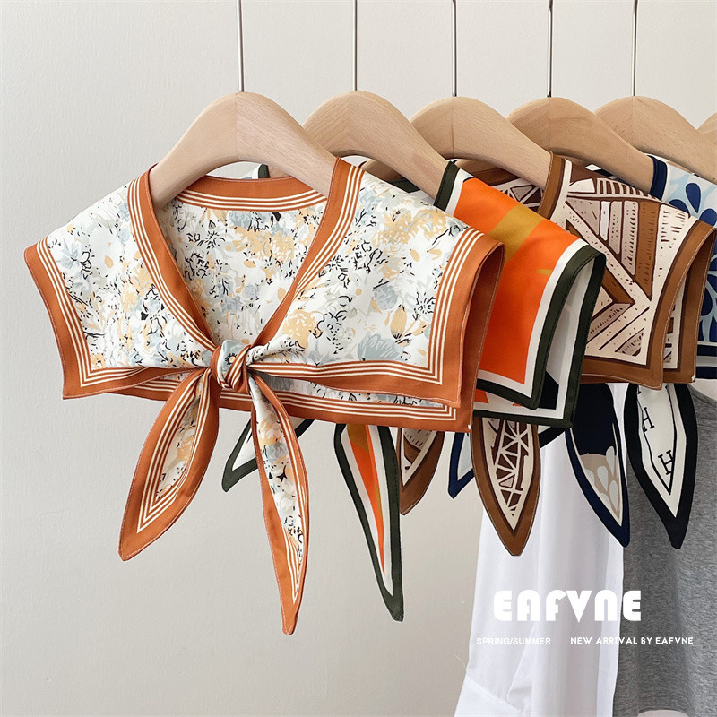 ❣️Oil painting shawl shirt with fake collar