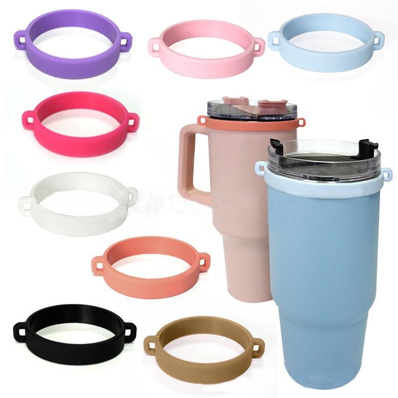 ซิลิโคนถ้วยสําหรับ สแตนลีย์ ต่อต้าน ลื่นความร้อนยกเชือกแบกจับอุปกรณ์เสริมแบบพกพาถ้วยเชือก