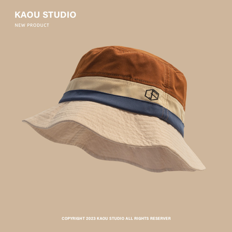 วินเทจญี่ปุ่นหมวกชาวประมงผู้ชายผู้หญิงสบายๆหมวกถัง - รูปที่ 5