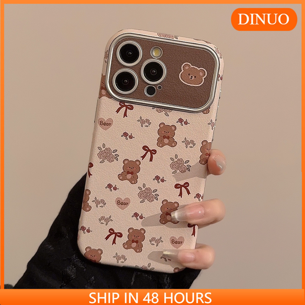 เคสโทรศัพท์มือถือ ลายหมีบราวน์ สําหรับ iphone15 14promax 13 12 11 pro promax DINUO