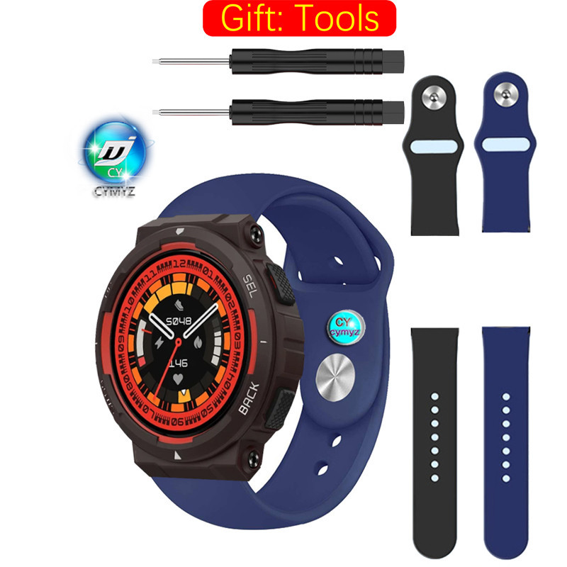 สายนาฬิกาข้อมือซิลิโคน สําหรับ Amazfit Active Edge huami Amazfit Active Edge