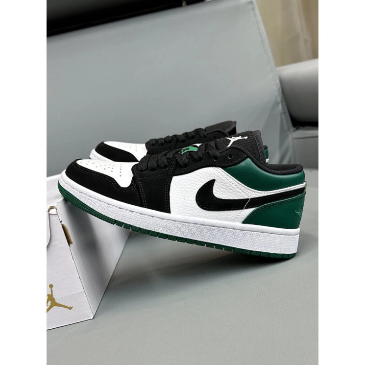 ของแท้ 100 % Nike Jordan Air Jordan 1 Black green รองเท้า free shipping