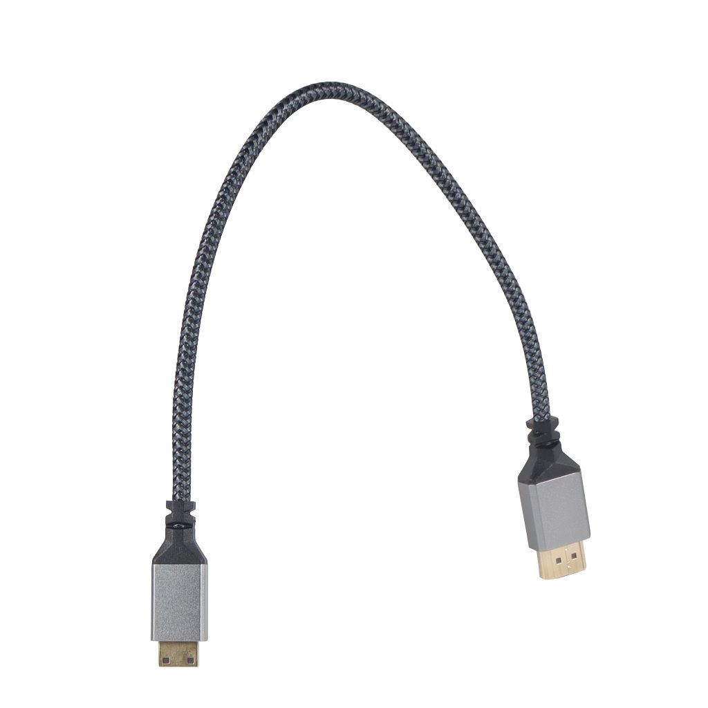 Feichao อะแดปเตอร์สายเคเบิล HDMI เข้ากันได้กับ HDMI สําหรับกล้องวิดีโอ Vlog Filmmaker DSLR