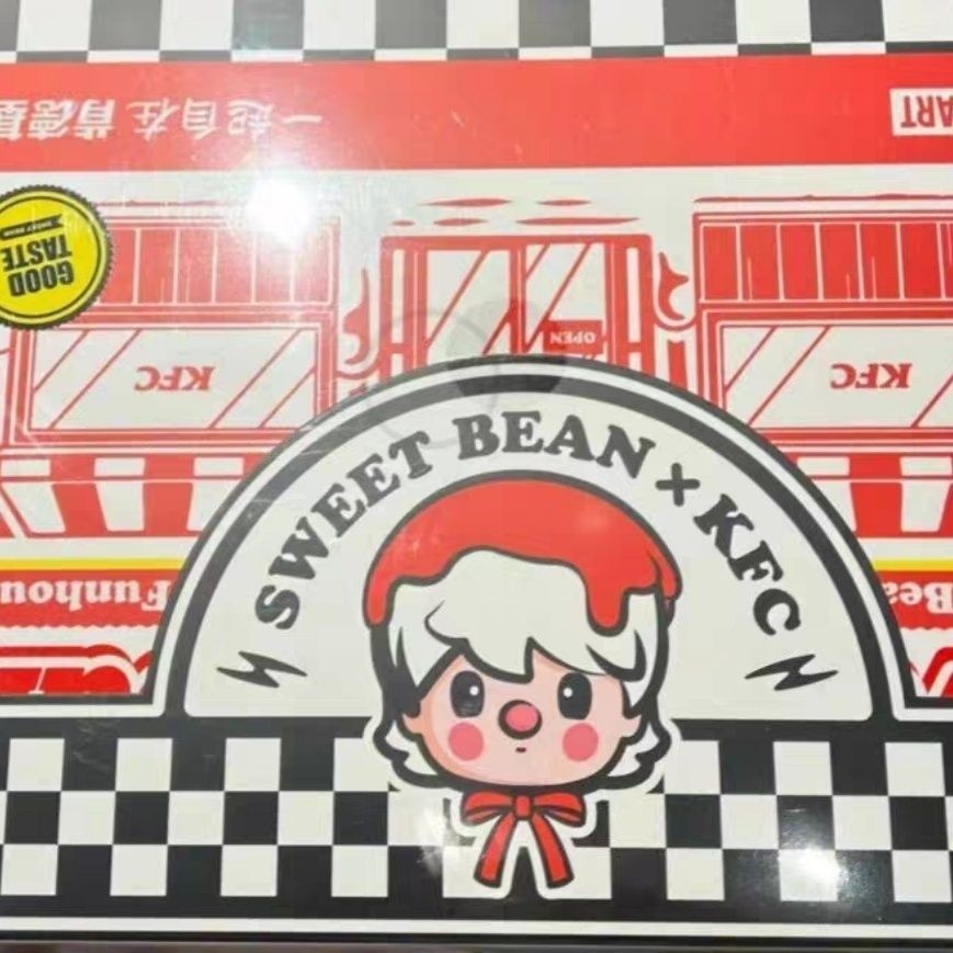 กล่องสุ่ม ของแท้ Mart KFC KFC Sweet Bean Joint Name Mystery Box Sweet Bean KFC ของขวัญสําหรับเด็ก