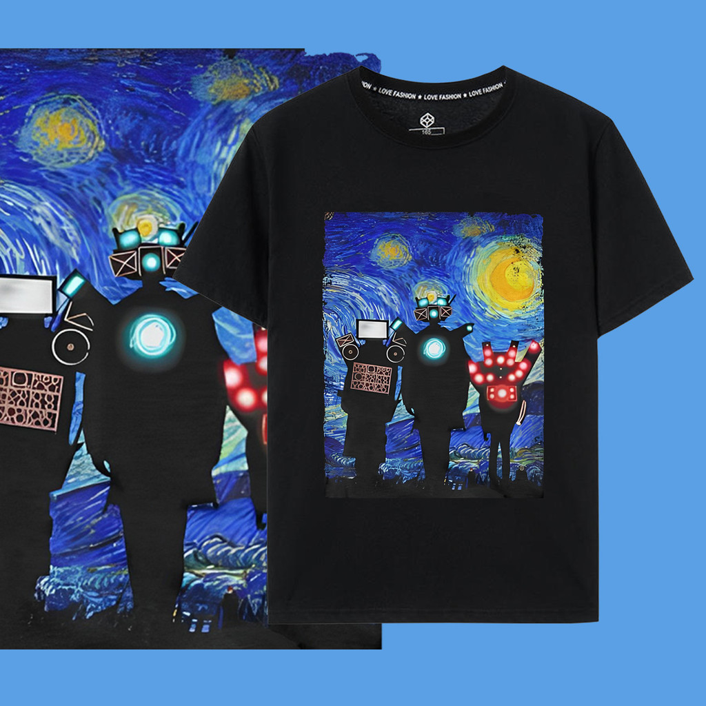 【ใหม่】อัพเกรดใหม่ Titan Speakerman Cameraman Tvman Skibidi ห้องน้ำผู้หญิงเสื้อยืด Unisex