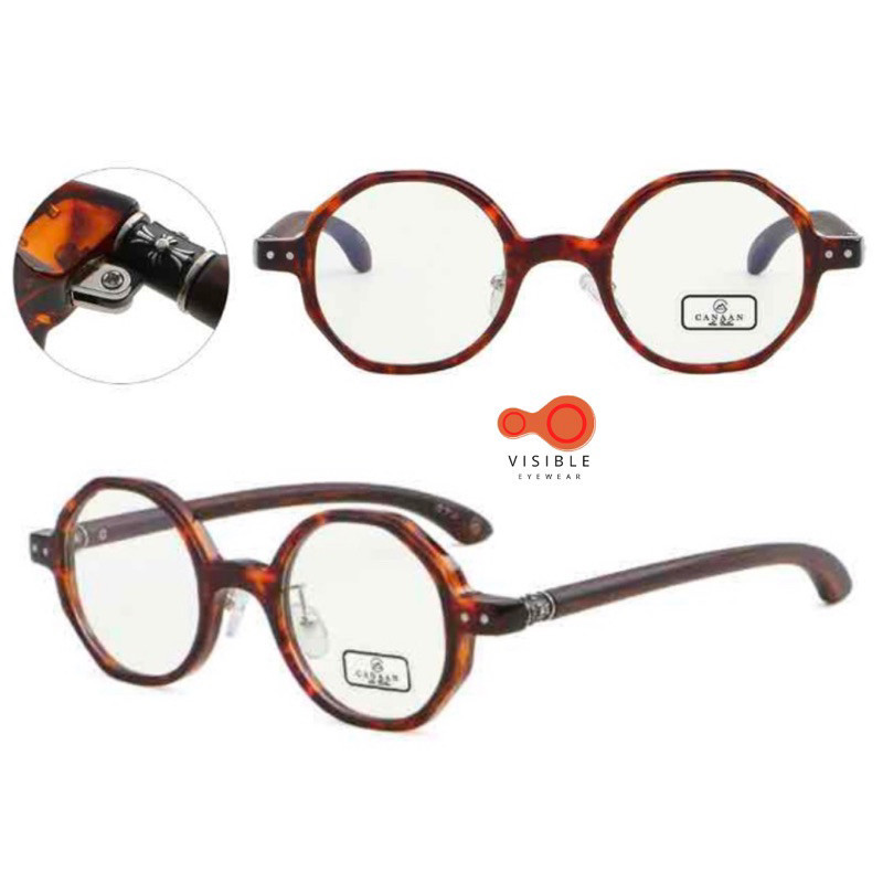 แว่นกรองแสง CANAAN VINTAGE COLLECTION 5306 แว่นกรองแสงสีฟ้า บูลออโต้ Visibleeyewear