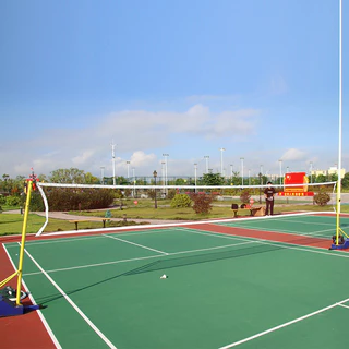 [กรุงเทพ พร้อมส่ง] ตาข่ายแบดมินตัน 6.1x0.76M Badminton Net Post ตาข่ายฝึกกีฬาแบดมินตัน