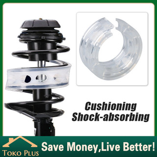 2Pcs Mobil Shock Spring Buffer Transparan Stabilizer Mobil Dumper Karet Peredam Getaran Shock Mobil Buffer