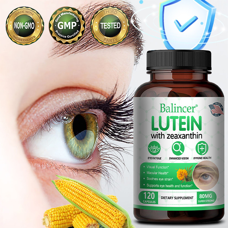 Balincer วิตามินบํารุงรอบดวงตา | 120 แคปซูล | ประกอบด้วย Zeaxanthin และ Lutein | รองรับการมองเห็นสุขภาพดวงตาและตา
