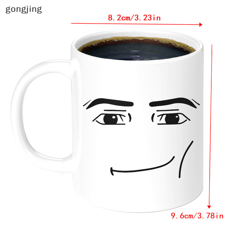 [Gong]Game Inspired Man Face Mug แก้วกาแฟ ลายเกมเมอร์น่ารัก ของขวัญวันเกิด สําหรับผู้ชาย และผู้หญิง - รูปที่ 5