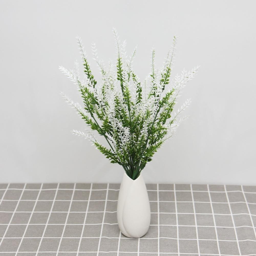 Aiping ช่อดอกลาเวนเดอร์ปลอม พลาสติก สําหรับตกแต่งบ้าน งานแต่งงาน ปาร์ตี้ - รูปที่ 3