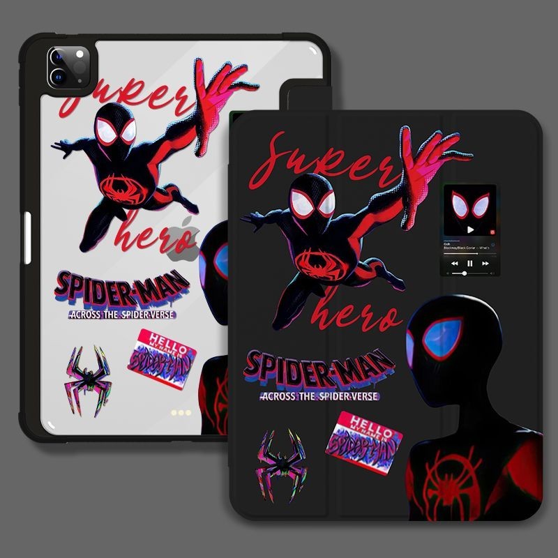 iPad 10th การ์ตูนน่ารัก Dark Spider Man สําหรับ iPad gen9 รูปที่ 8