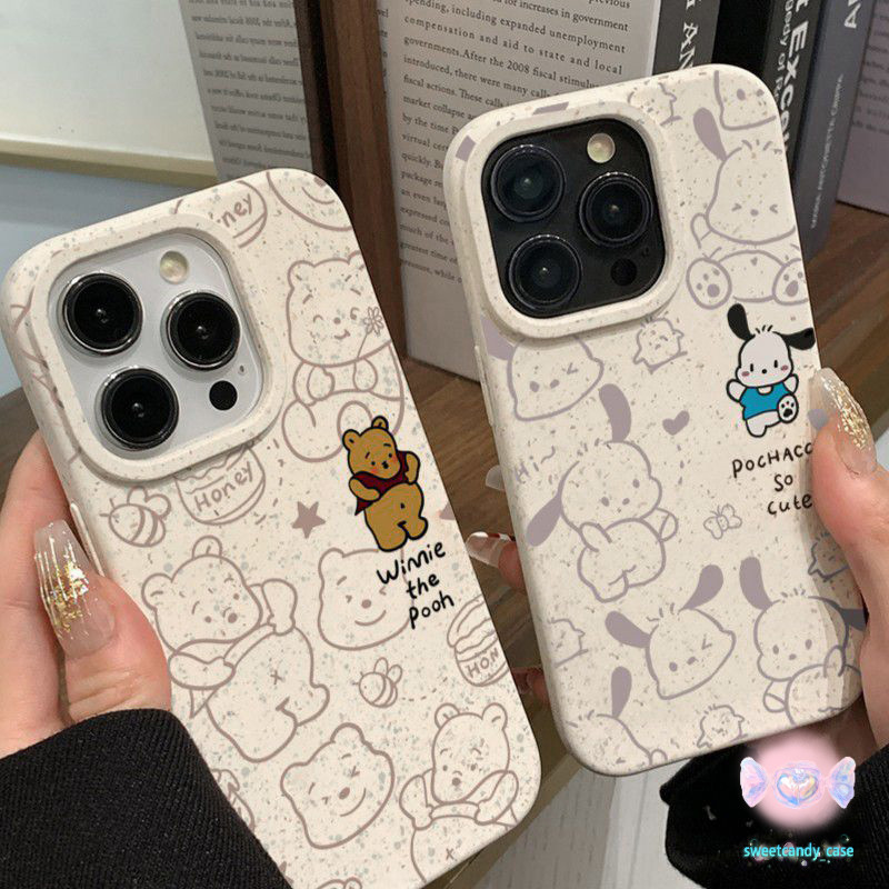 [ท้องถิ่น] เคสโทรศัพท์ข้าวสาลีคู่เข้ากันได้กับiPhone 14 7 8 11 12 13 Pro Max 7 8 15 14 Plus X XR XS SE 2020 12 13 MINI