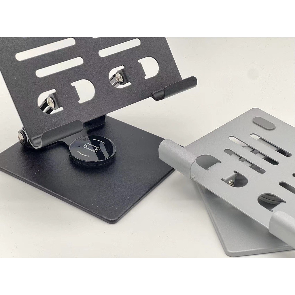 ขาตั้งแท็บเล็ตตั้งโต๊ะอลูมิเนียมอัลลอยด์ พับได้ หมุนได้ 360 องศา แบบพกพา Take away รุ่นA812 - รูปที่ 5