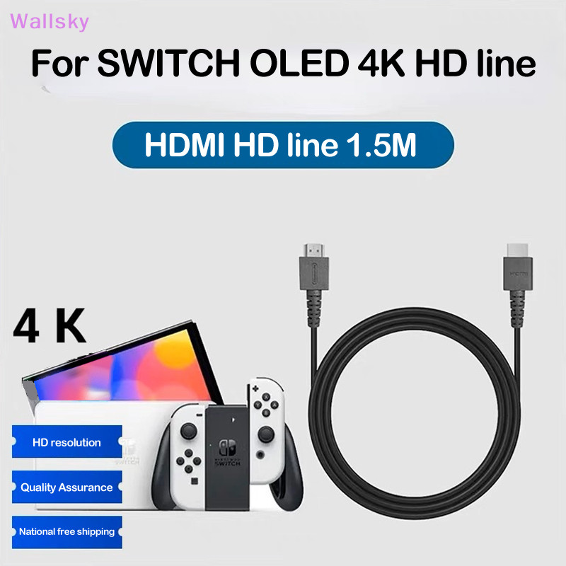 Wallsky&gt; สายเคเบิลแปลง HDMI สําหรับ Nintendo Switch NS