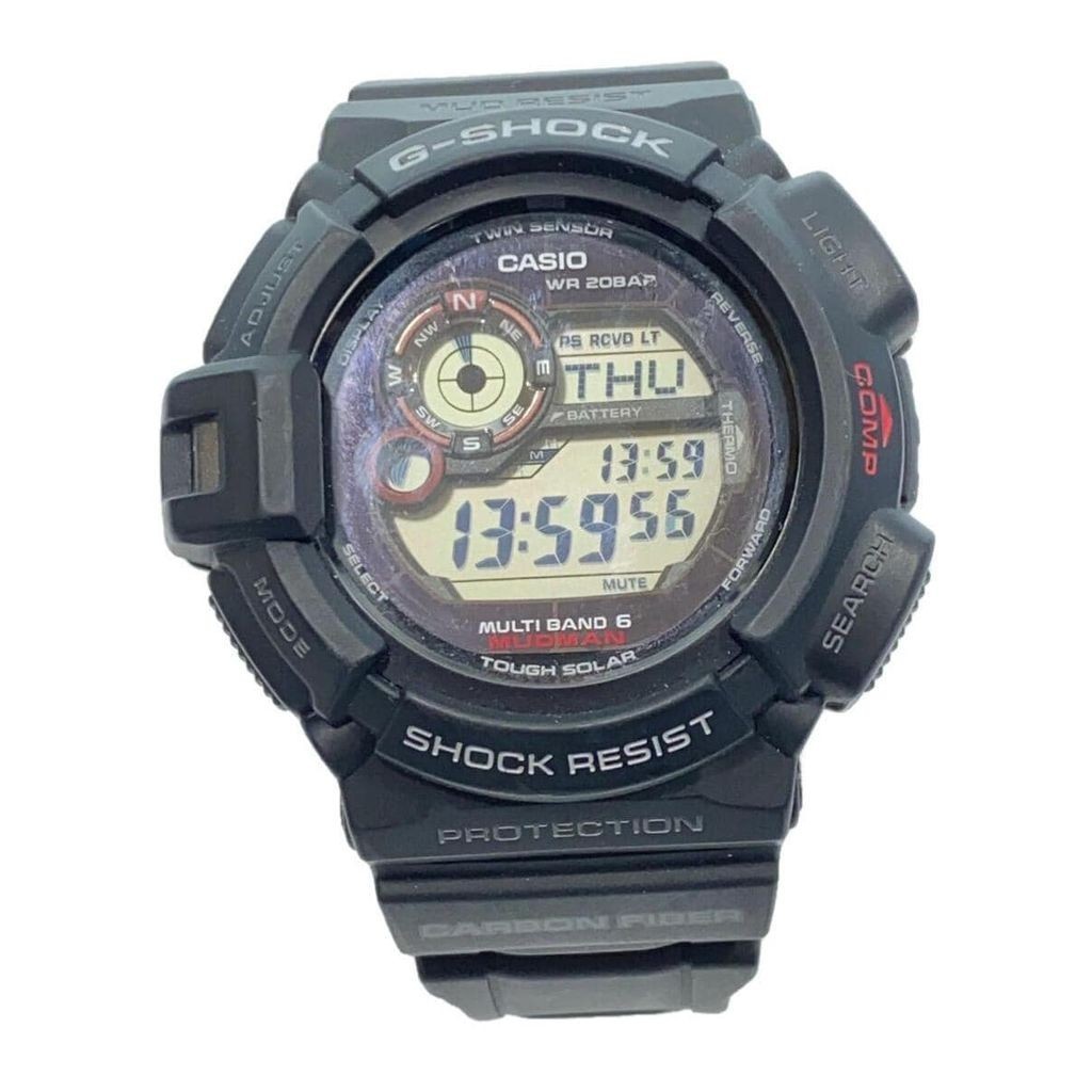 CASIO Wrist Watch G-Shock Men's Solar Carbon Digital Direct from Japan Secondhand