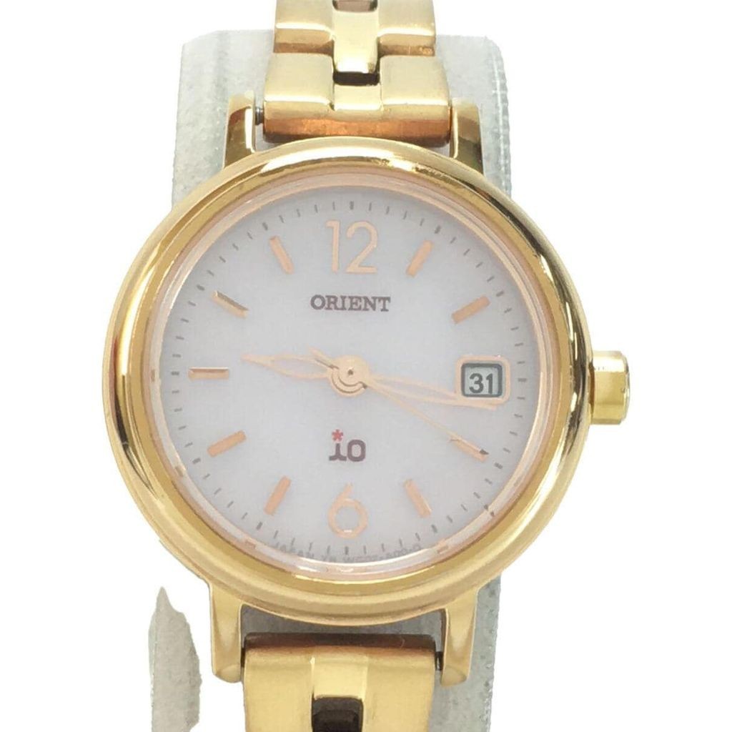 Orient Ping PINK Wrist Watch gold Women Direct from Japan Secondhand