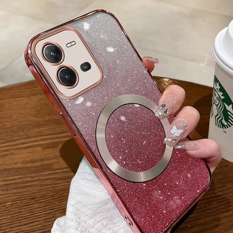 เคส VIVO V25 VIVO V25E VIVO V25 PRO 5G เคสโทรศัพท์ ซิลิโคนนิ่ม เคสกันกระแทก ดีไซน์ใหม่ ไร้สาย แม่เหล็ก ชาร์จ เคสใส