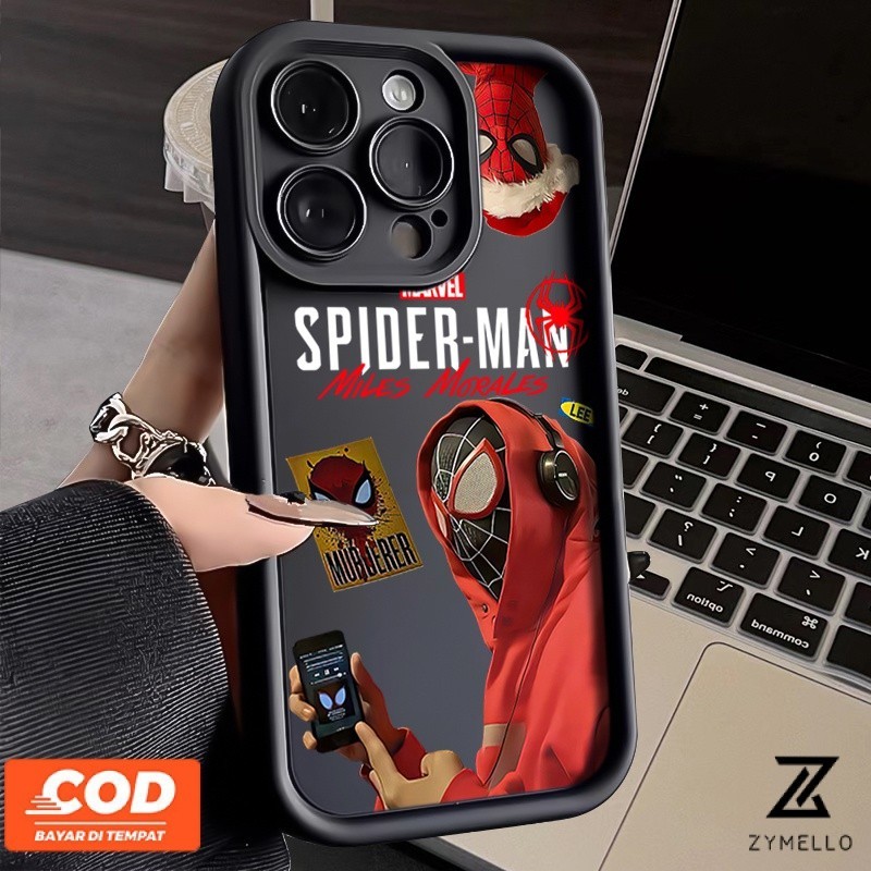 เคสโทรศัพท์ VIVO Y19S V40 Y03 Y17S V30 5G V29 V40 Pro V29E ฟังเพลง Spider Man กันกระแทกเคสโทรศัพท์ TPU