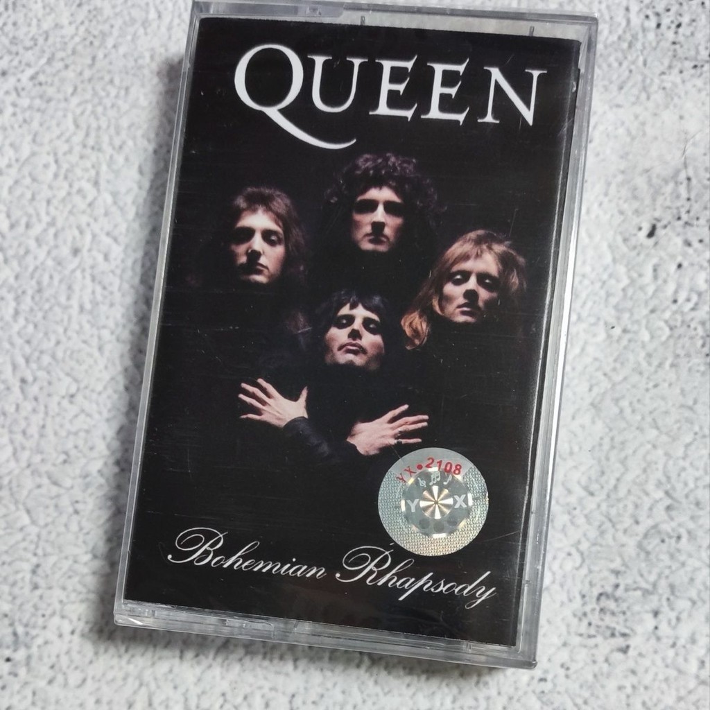 Original Queen BOHEMIAN RHAPSODY Cassette Tape + Lyric Book [Sealed] Brand New