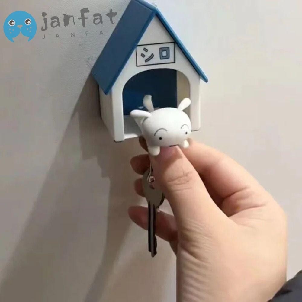 Janfat ที่แขวนกุญแจ, ชินจัง ชินจัง ขนาดเล็ก พวงกุญแจบ้าน น่ารัก เก็บของเล่น อะนิเมะ แขวนตกแต่ง