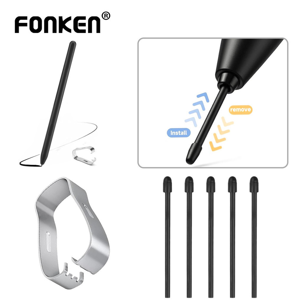 Fonken ปลายปากกาสไตลัส แบบเปลี่ยน สําหรับปากกาสไตลัส 1/2 MAX2/3 Boox NOTE Series