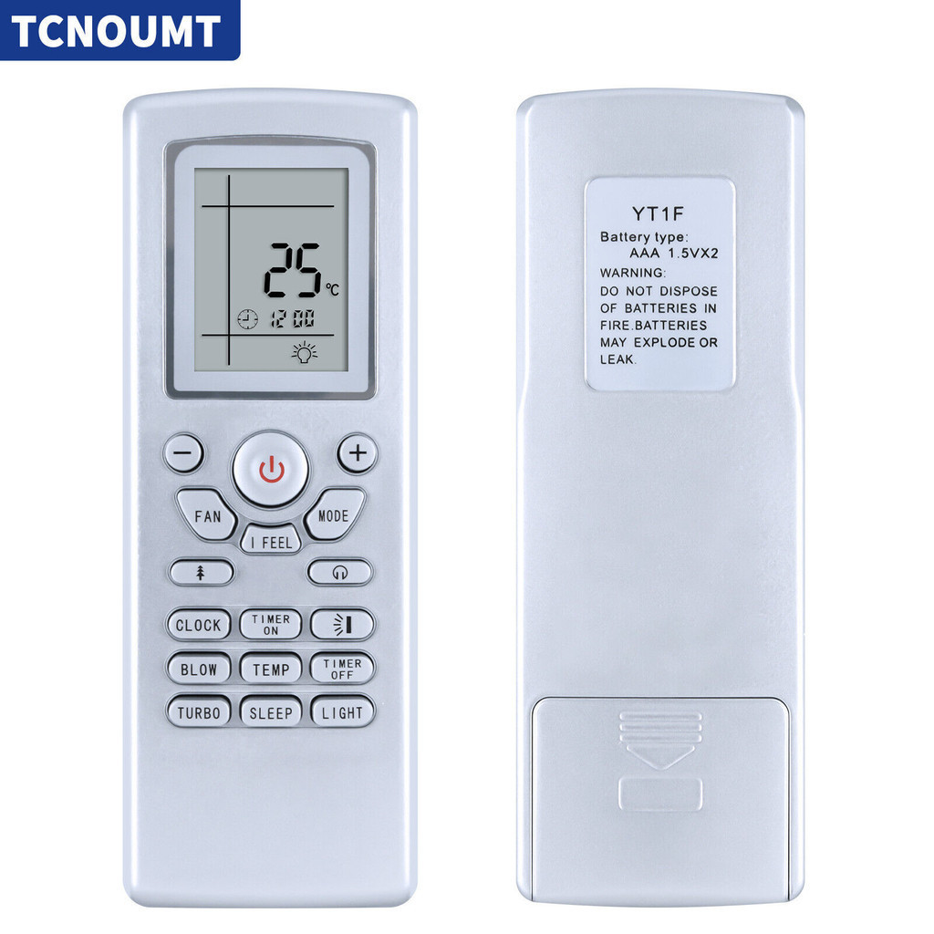 YT1F รีโมทคอนโทรลสําหรับ Gree เครื่องปรับอากาศ YT1FF YT1F1 YT1F2 YT1F3 YT1F4