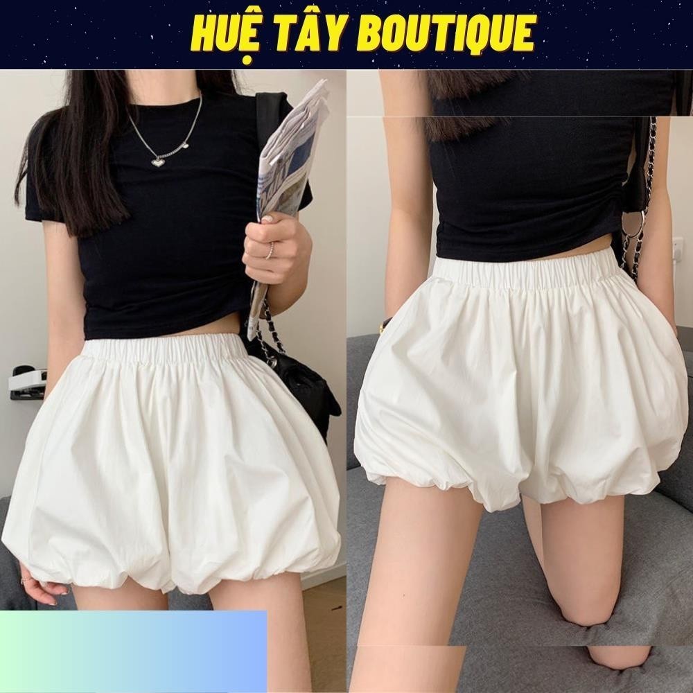 กางเกงขาสั้นผู้หญิง กางเกงขาสั้นผ้าชีฟองเนื้อนุ่มสวย (Shop Pat Loc 89) (Shop SetStore)