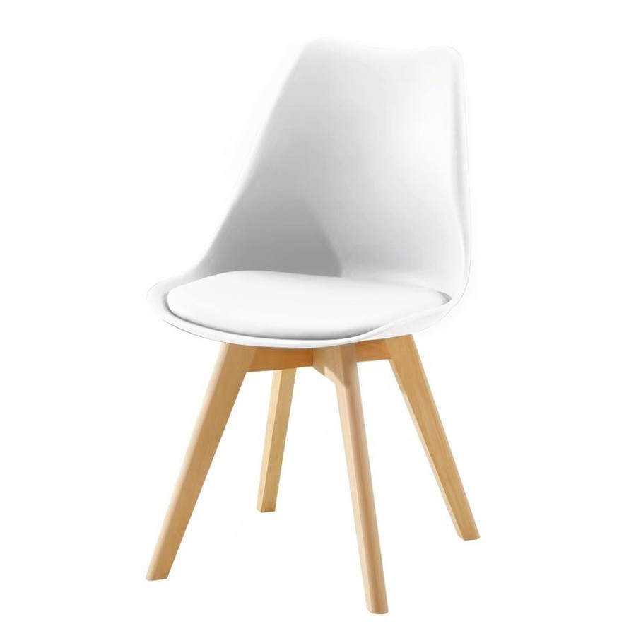 room_shop101 PULITO เก้าอี้ รุ่น RIM-WHITE ขนาด 39.5x45x79.5 ซม. สีขาว