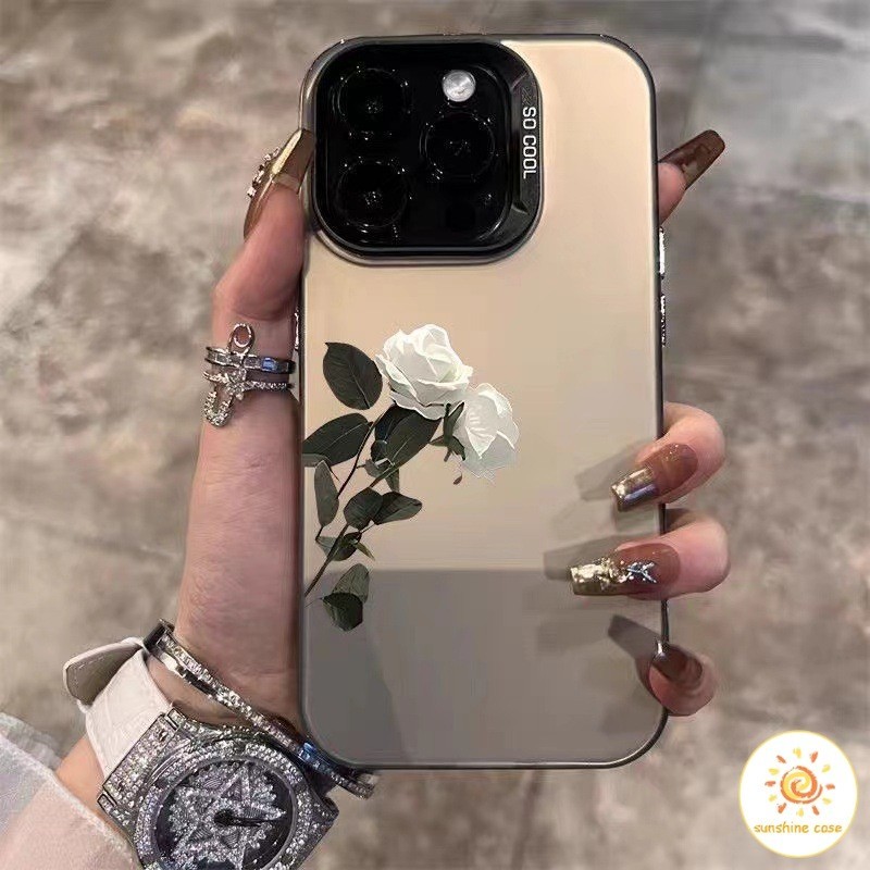 เคสโทรศัพท์ปุ่มโลหะสีพรีเมี่ยมสุดเท่ สำหรับไอโฟน11 For iPhone11 12 13 14 15Pro MAX X XS XR XS 6 7 8Plus SE เคสโทรศัพท์